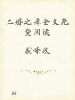 二婚之痒全文免费阅读