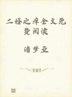 二婚之痒全文免费阅读
