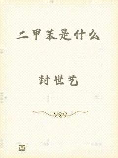二甲苯是什么