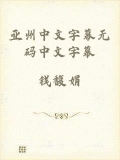 亚州中文字幕无码中文字幕