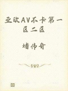 亚欧AV不卡第一区二区