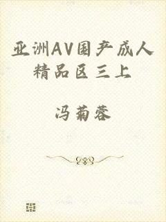 亚洲AV国产成人精品区三上