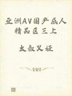 亚洲AV国产成人精品区三上