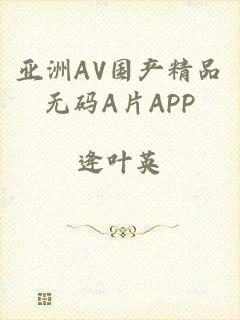 亚洲AV国产精品无码A片APP