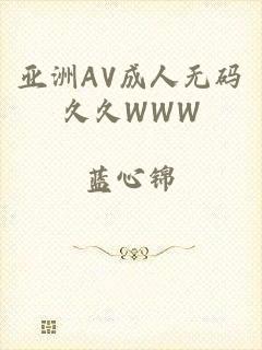 亚洲AV成人无码久久WWW