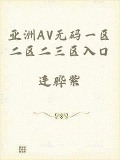 亚洲AV无码一区二区二三区入口