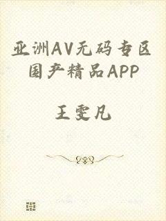 亚洲AV无码专区国产精品APP