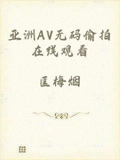 亚洲AV无码偷拍在线观看