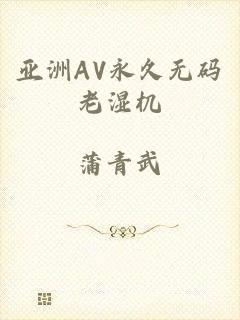 亚洲AV永久无码老湿机