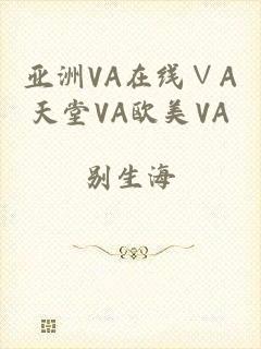 亚洲VA在线∨A天堂VA欧美VA