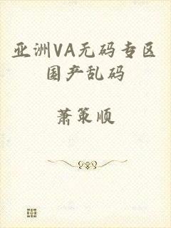 亚洲VA无码专区国产乱码