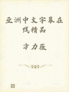 亚洲中文字幕在线精品