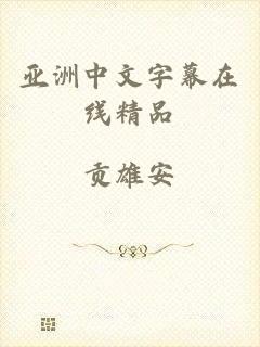 亚洲中文字幕在线精品