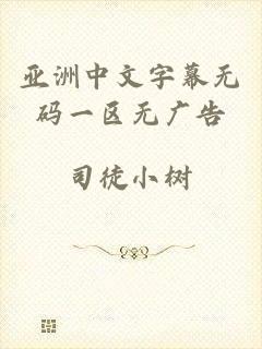 亚洲中文字幕无码一区无广告