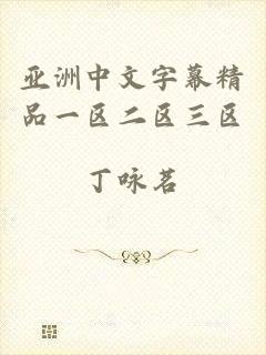 亚洲中文字幕精品一区二区三区