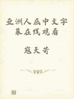亚洲人成中文字幕在线观看