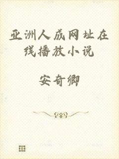 亚洲人成网址在线播放小说