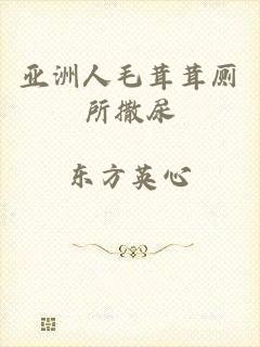 亚洲人毛茸茸厕所撒尿