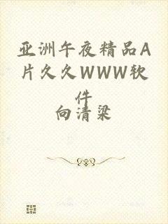 亚洲午夜精品A片久久WWW软件