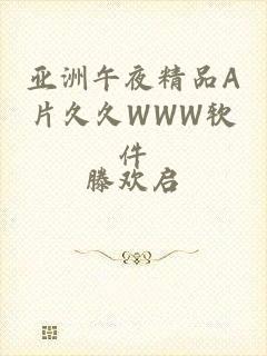 亚洲午夜精品A片久久WWW软件