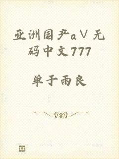 亚洲国产a∨无码中文777