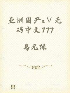亚洲国产a∨无码中文777