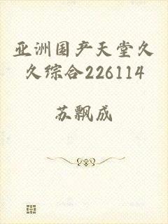 亚洲国产天堂久久综合226114
