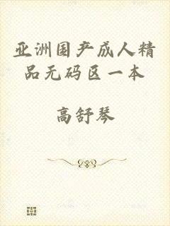亚洲国产成人精品无码区一本