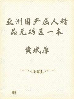 亚洲国产成人精品无码区一本