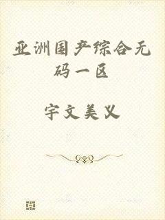 亚洲国产综合无码一区