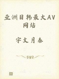 亚洲日韩最大AV网站