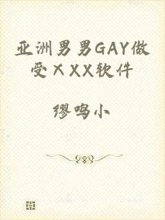 亚洲男男GAY做受ⅩXX软件