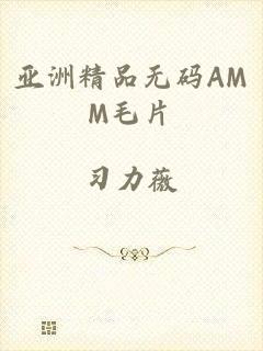 亚洲精品无码AMM毛片