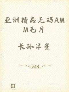 亚洲精品无码AMM毛片