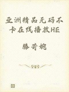 亚洲精品无码不卡在线播放HE