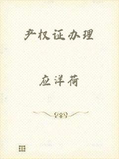 产权证办理