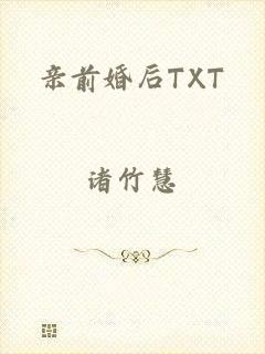 亲前婚后TXT