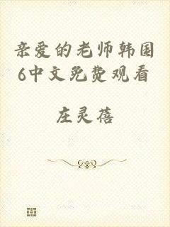 亲爱的老师韩国6中文免费观看