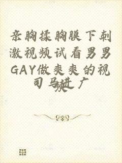 亲胸揉胸膜下刺激视频试看男男GAY做爽爽的视频