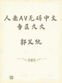 人妻AV无码中文专区久久