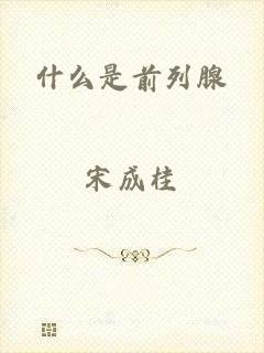 什么是前列腺