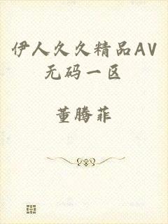 伊人久久精品AV无码一区