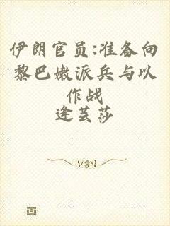伊朗官员:准备向黎巴嫩派兵与以作战