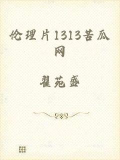 伦理片1313苦瓜网