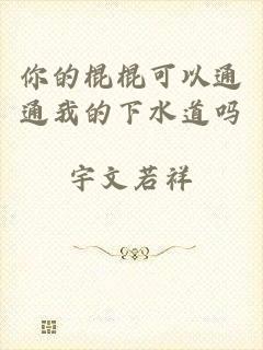 你的棍棍可以通通我的下水道吗