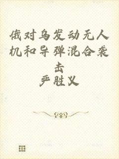 俄对乌发动无人机和导弹混合袭击