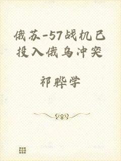 俄苏-57战机已投入俄乌冲突