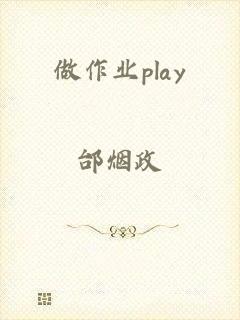 做作业play