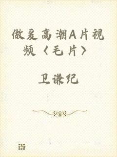 做爰高潮A片视频〈毛片〉