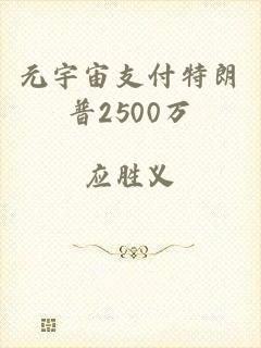 元宇宙支付特朗普2500万